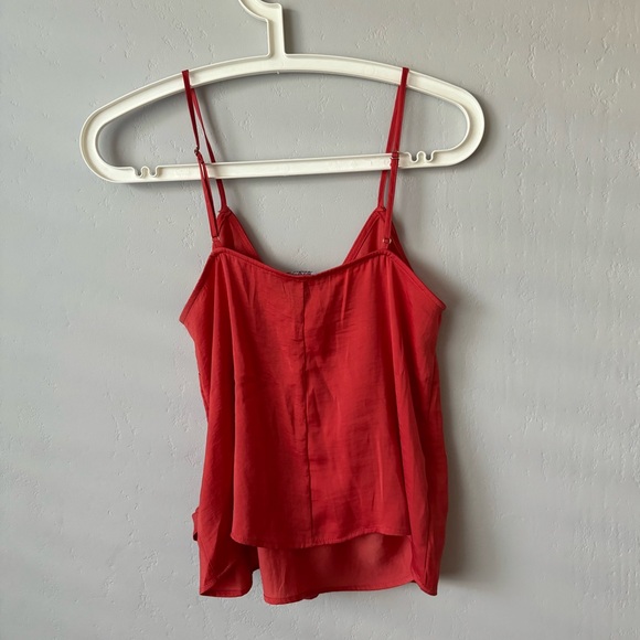 Forever 21 Red Wrap Tank Top - Picture 3 of 5